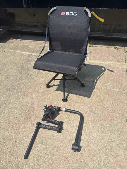 BOG Chair with BOG Deathgrip 360 Rest and Backpacking System