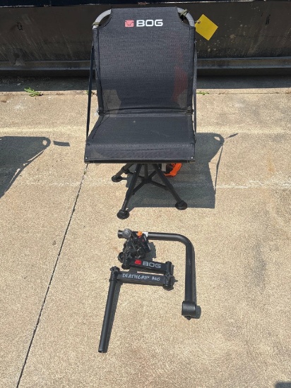 BOG Chair with BOG Deathgrip 360 Rest and Backpacking System