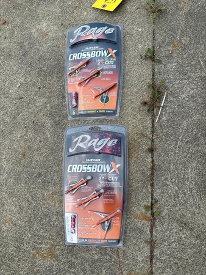 Rage Crossbow X Broadheads
