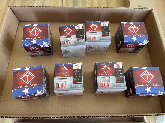 (8) Boxes 410ga Slugs