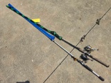 13 Fishing reel with Abu veritas rod, Quantum reel with St croix rod