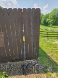 (8) Spinning rods with reels