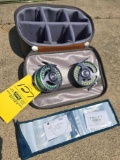 (2) Cabelas RLS+3 Fly rods with carry case and leaders