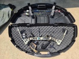 Diamond Archery Razor Edge 24in draw, 60lb, whisker biscuit, Plano bow case, arrows, tru ball and