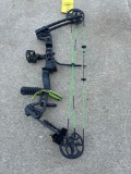 Barnett Vortex Youth Compound with Whisker Biscuit, 4pin Trophy Ridge Sight, Stabilizer Bar with