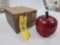 NIB 2007 Longaberger Collector's Club Red Apple Basket w/ Protector