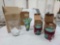 NIB Longaberger Collector's Club Glass Vase, Christmas Pine Candles, & Etched Glass Hurricane Glass