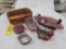 Longaberger Patriotic Basket Assortment w/ Accessories - 6 Baskets Total