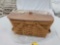 2002 Longaberger Medium Market Basket w/ Lid & Organizer Protectors