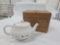 NIB 2004 Longaberger Collector's Club American Craft Originals Tea Pot w/ Protector Pad