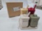 NIB Longaberger Pottery Condiment Set