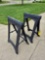 2 Plastic Sawhorses