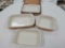Longaberger Pottery Woven Traditions Baking Dishes w/ Baskets & 12.5 In. NIB Platter