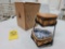 Longaberger Wrought Iron Heart to Heart Stand w/ (2) 2000 Small Century Celebration Heart Baskets