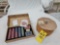 2002 Longaberger Dealers Choice Basket w/ Factory Sealed Accessory Kit