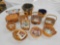 (12) Small Longaberger Baskets in Plastic Tub