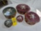 2010 Longaberger Christmas Collection 5 Pc. Falling Snow Basket Set w/ Liners, Lids, & Protectors