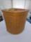 2004 Longaberger Corner Hamper w/ Lid & Protector