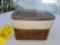 2009 Longaberger Medium Sort & Store Bin w/ Liner & Protector