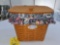 1993 Longaberger Hostess Collection Mail Basket w/ Liner, Lid, & Protector