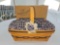 NIB 1993 Longaberger J.W. Collection Original Easter Basket w/ Liner & Protector