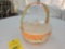 2010 Longaberger Easter Fields Easter Basket w/ Liner, Lid, & Protector