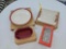 NIB Longaberger Pottery Falling Snow Platter, Snowflake Cookie Platter, Nature's Garland Embossed