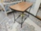 Longaberger Wrought Iron Library Table w/ Wooden Top
