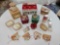 Box of Assorted Longaberger Christmas Basket, Longaberger Mug, & Other Christmas Related Items