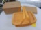 NIB 2000 Longaberger Founder's Market Basket w/ Protector & NIB Lid