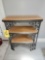 Longaberger Wrought Iron Nesting Table Set w/ Wooden Tops