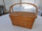 1992 Longaberger Heirloom Basket w/ Many Signatures