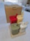 NIB Longaberger Pottery Condiment Set