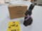 NIB Longaberger Collector's Club Resin Chocolate Bunny