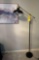 adjustable floor lamp, wall art