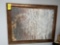 Large framed wall hanging
