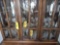 Shelf Contents - Waterford Crystal Goblets, Serving Pieces, & Small Glassware