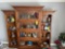 Large glass front 3 piece book case - Contents not included