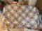Large colorful handmade quilt by Mary Buchman