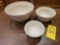 Longaberger Woven Traditions Mixing Bowls