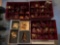 Large assortment of golden Christmas ornaments from the Danbury Mint
