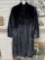 Oneils Fur Salon womens long black fur coat