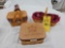 (3) Small Signed Longaberger Baskets - 2005 Peace Officers Memorial Service, 2000 Table Toppers, &