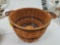 Longaberger 1991 J.W. Collection Corn Basket w/ Box, Protector, & Accessories