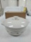 NIB Longaberger Pottery Woven Traditions White & Blue 4 Quart Casserole Dish
