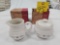 NIB Longaberger Pottery White & Blue Creamer & Sugar Bowl w/ Lid