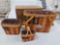 NIB Longaberger 1998 Collector's Club 25th Anniversary Flag Basket