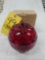 NIB Longaberger Collector's Club Strawberry Jam Glass Jar