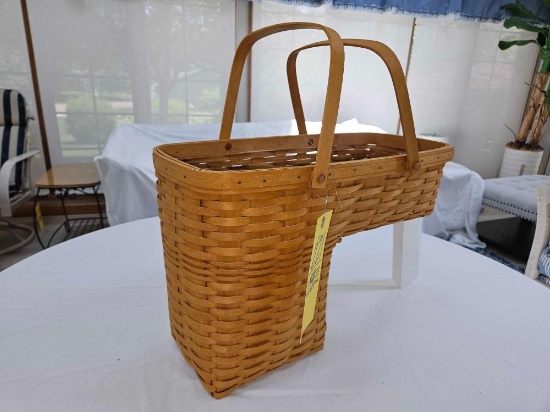 2005 Longaberger Odds & Ends Step Basket w/ Protector