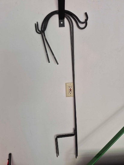 Outdoor Decor plant hooks, bird bath